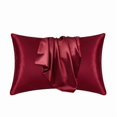 thumbnail image 1 of Art Silk Pillowcase for Hair and Skin Standard Size 20" x 30" Bl, 1 of 3