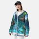 thumbnail image 3 of Balery Tropical Paradise Window View Sudadera ligera de manga larga con capucha y protección solar UPF 50+ para hombre y mujer, ideal para pesca y running-Medium, 3 of 7