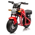 thumbnail image 2 of red 24V300W Kids Ride On XL Electric Toy Muscle Motorcycle with 14-inch wide EVA tires Music&Light, 2 of 27