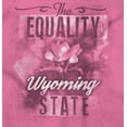 thumbnail image 2 of Wyoming Cute State Flower Souvenir Womens Slim Fit Graphic Tee Brisco Brands S, 2 of 3