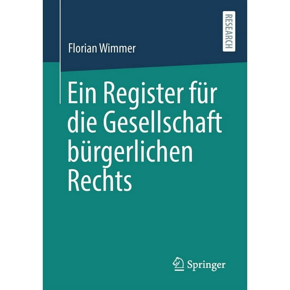 Ein Register FÃ¼r Die Gesellschaft BÃ¼rgerlichen Rechts, (Paperback)