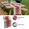 thumbnail image 5 of Red Roses Valentine's Day Table Runner - 60 Inch Long, Kitchen Dining Table Runner Dresser Scarves, Eucalyptus Leaves Romantic Rustic Farmhouse Decor for Coffee Tables Wedding Party Banquet, 5 of 8