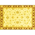 thumbnail image 1 of Ahgly Company Indoor Rectangle Oriental Yellow Traditional Area Rugs, 6' x 9', 1 of 4