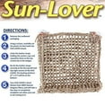 thumbnail image 6 of Penn-Plax Reptology Lizard Lounger Sun Lover Basking Platform – 100% Natural Seagrass Fiber, 6 of 6