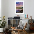 thumbnail image 4 of Art.com Torch Lake, Michigan - Lake Scene at Dusk Art Print by Lantern Press, White Frame Wall Art, 32" x 44", 4 of 5