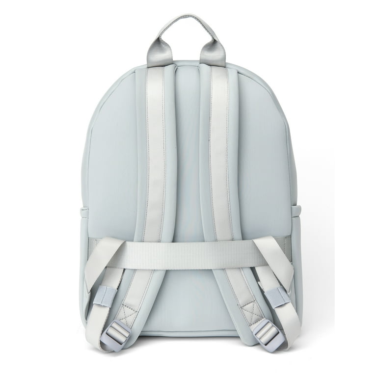 MOTILE Premium Neoprene Sport Laptop Backpack with 10 000 mAh Qi Certified Wireless Charging Battery System Light Gray Walmart