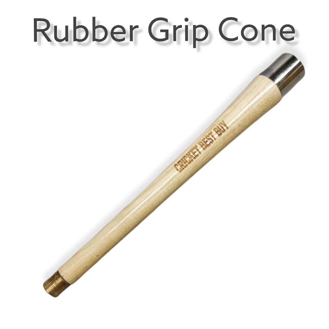 Bratla Cricket Bat Mallet and Cone Combo Hammer Wooden Knocking Applying Rubber Grip, One Size
