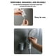 thumbnail image 4 of Cabezal de ducha con ventosa y base fija, cabezal extraíble, resistente al agua, ideal para baño, cocina o dormitorio. Estructura metálica, portátil.,Wsvlmg, 4 of 7