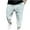 Green, variant on IROINNID Men's Pants Relaxed Cigarette Christmas Trousers Print Elastic Waist Pants