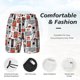 thumbnail image 3 of Balery Modern Life Bañador para hombre, shorts de playa de secado rápido con entrepierna y forro de compresión-3X-Large, 3 of 6