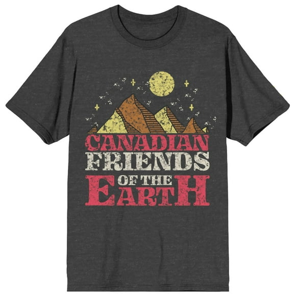 Canada Day - Canadian Friends of the Earth Heather Charcoal T-Shirt