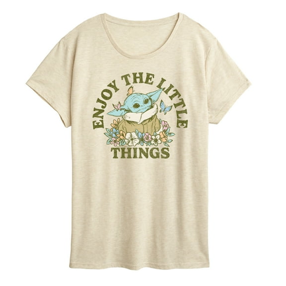 Star Wars - The Mandalorian Enjoy The Little Things  - Wo Men's Short Sleeve Graphic T-Shirt