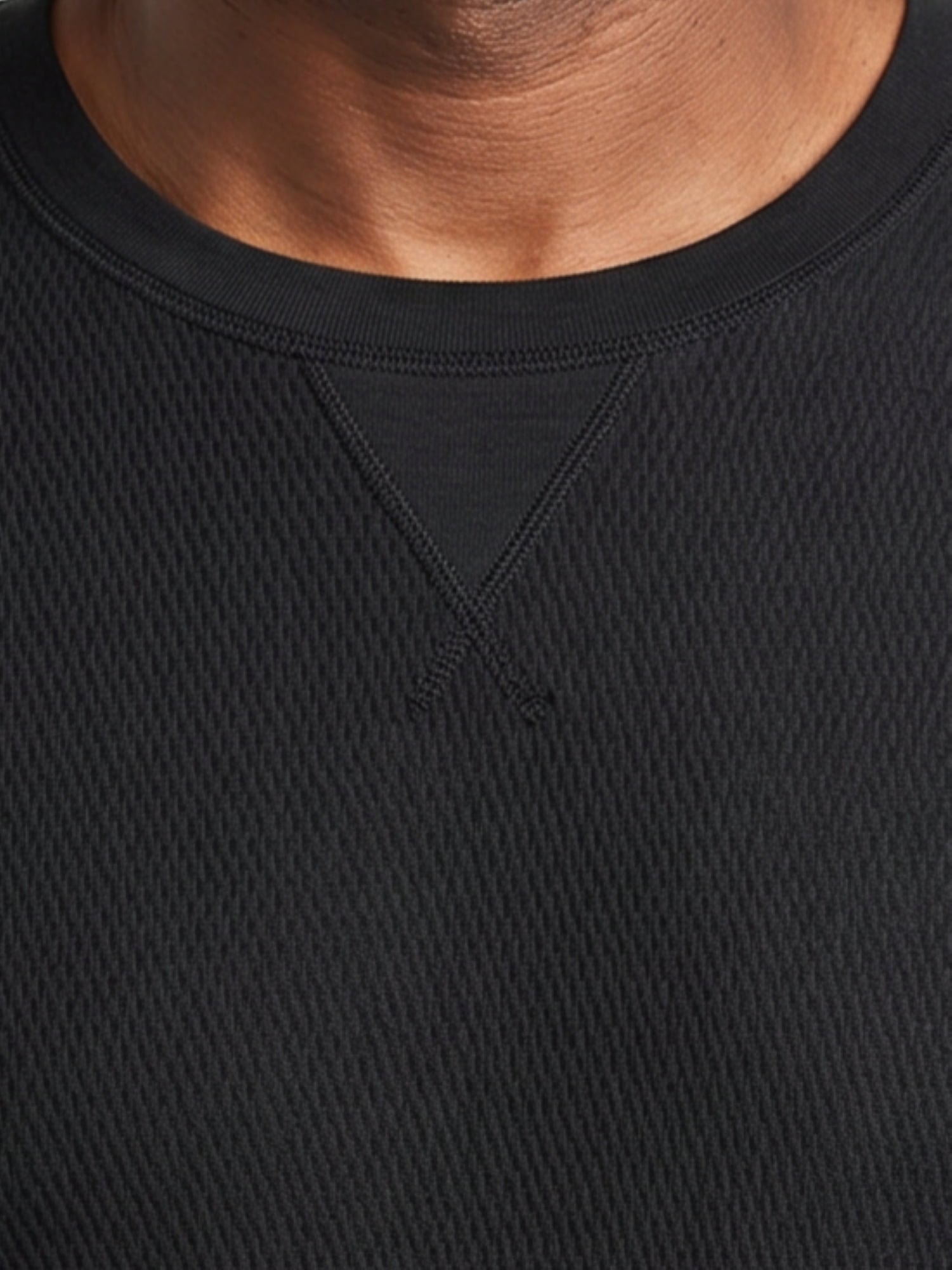 Hanes Men's Long Sleeve Cozy Brushed Raschel Sleep Top, Sizes S-2XL