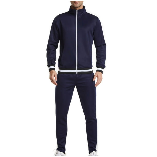 Color Blocked Cardigan Stand Collar Sweater Chaqueta de béisbol para hombre Suéter de manga larga Pompotops qwe19935