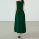 thumbnail image 3 of WILLBEST Vestidos De Mujer Vestido Casual Sin Mangas De Color Sólido Para Mujer Vestido Midi De Verano Con Cintura Ajustada A La Moda, 3 of 3