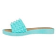 thumbnail image 2 of Chatties Casual Studded Flat Slide Sandals, Mint (Women's), 2 of 6