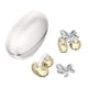 thumbnail image 1 of Auriculares inalámbricos con clip y batería de larga duración, con alcance de 6,0/3,5/4,5 h y 10 m. Auriculares ligeros para deporte y uso diario (blancos), 1 of 5