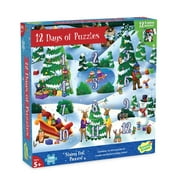 Peaceable Kingdom 12 Days of Puzzles Advent Calendar 2024, Unique 12 Days of Christmas Advent Calendar Puzzles for Kids Ages 5 & Up