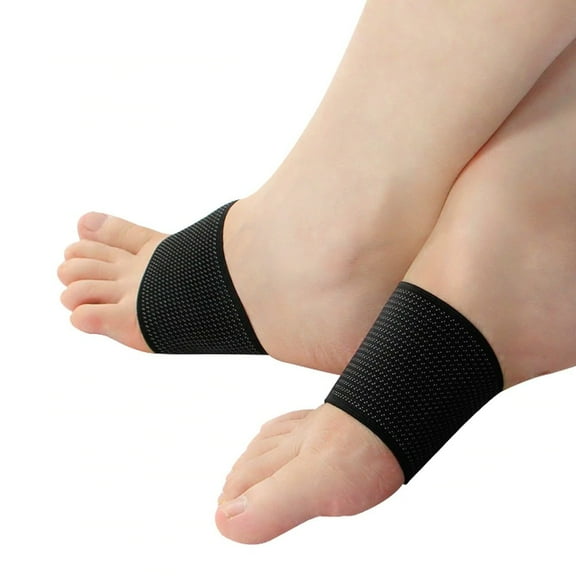 Arch Support Plantar Fasciitis Foot Care Compression Wraps (1-Pair)