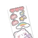 thumbnail image 2 of Cute Stickers Easy to Peel Waterproof Cute Cartoon Animal Style Exquisite Clear Pattern Kawaii Stickers for Book DIY Purple Bear, 2 of 2