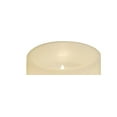 thumbnail image 3 of Luminara 02335 Frosted Glass Cylinder Battery Operated LED Realistic Flame Candle, 3.5" x 6", 3 of 5