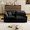 black, variant on Lovableguy Oversized Modular Sectional Sofa,Corduroy Deep Seat Loveseat Couches with Pillows,Fluffy Plush Upholstered Cloud Couch for Living Room Apartment,Beige