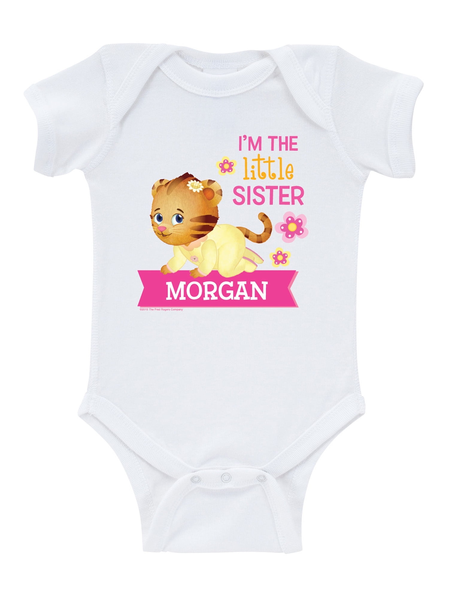 Personalized Daniel Tiger's Neighborhood Little Sister Infant Bodysuit