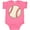 Hot Pink, variant on Inktastic Baseball Sports Ball Boys or Girls Baby Bodysuit