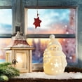 thumbnail image 5 of JWshufel Ceramic Christmas Deer Snowman Ornament with Soft Lighting for Indoor Holiday Decor Shape and Stately Decoration for Christmas Atmosphere 4.9x3.1in White, 5 of 6
