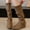 Brown, variant on Fnooota Women's Knee High Boots, Non Slip Round Toe Casual PU Fall Winter Shoes Brown Size 6