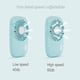 thumbnail image 3 of Handheld Fan Mini Fan Powerful Small Personal Portable Fan Speed Adjustable USB Rechargeable Cooling for Home Office Outdoor Travel, 3 of 5