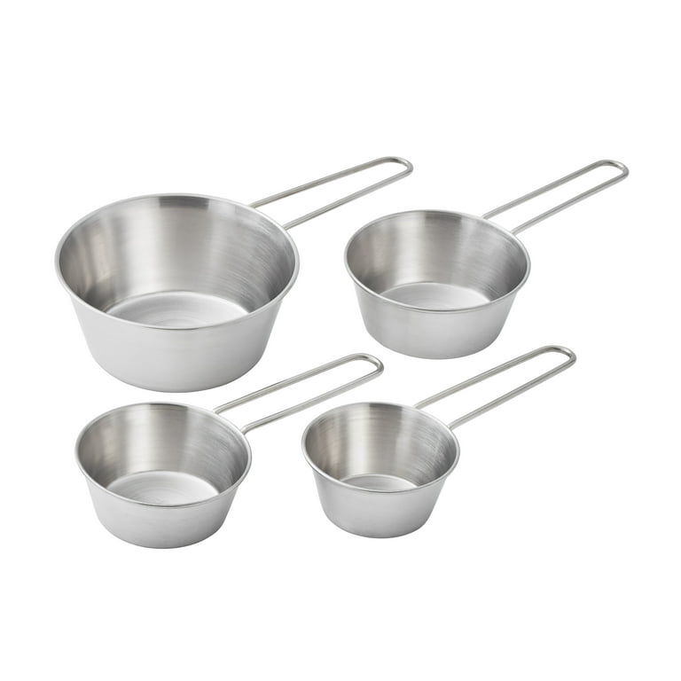  All-Clad Stainless-Steel 8 pc. Standard-Size Measuring Cup &  Spoon Combo Set: Home & Kitchen