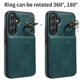 thumbnail image 2 of TECH CIRCLE For Galaxy A73 5G Wallet Case with Card Holder, Thin Slim PU Leather Finger Ring Kickstand Shockproof Protective Magnetic Women Men Phone Cover for Samsung Galaxy A73 5G 6.7" 2022,Green, 2 of 8
