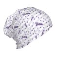 thumbnail image 2 of Honeii Lavender Flowers Print Kids Knit Beanie Watch Hat ,Knit Cap for Boys and Girls, 2 of 7