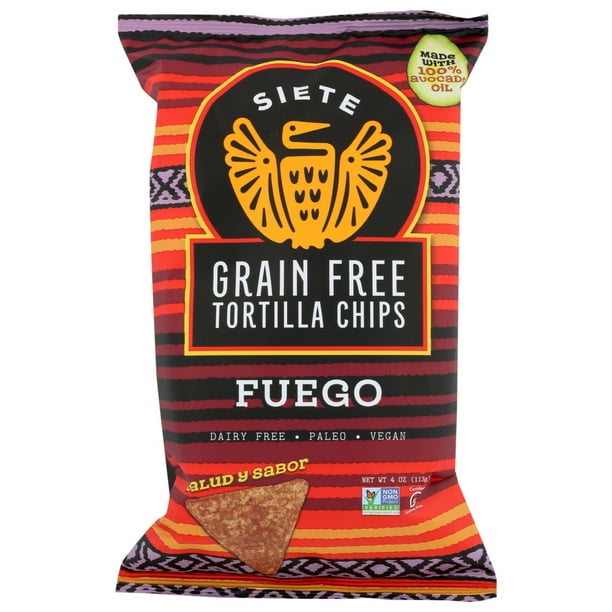 Siete Tortilla Chips Fuego , 4 Oz