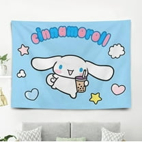 Cinnamoroll Pattern Wall Hanging 50*60 Inches High-Quality Peach Skin Velvet Material Classic And Charming