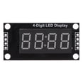 thumbnail image 1 of Tablero LED Tubo Digital 4 Dígitos 0 36 Pulgadas TM1637 Multicolores para, 1 of 9
