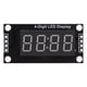 thumbnail image 1 of Módulo de reloj de tubo de 4 dígitos 7 segmentos TM1637 Tablero LED multicolores para Arduino FLhrweasw  Nuevo, 1 of 9