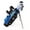 Blue, variant on PGA Tour Right Hand 10 Piece Kids Golf Club Set; with Stand Bag Player Height 4'1 - 4'8", Ages 5-8