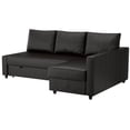 thumbnail image 1 of Ikea Sleeper sectional, 3-seat, Bomstad black 626.20811.2638, 1 of 1