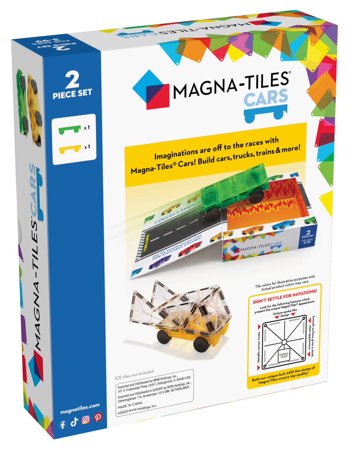 MAGNA-TILES Cars Expansion Set, 2-Piece Pack photo 7