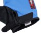 thumbnail image 5 of 2014 NUEVO azul negro ciclismo bicicleta medio dedo guantes de silicona tamaño M-73307.07 Likrtyny Para estrenar, 5 of 6