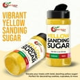 thumbnail image 2 of NY SPICE SHOP Yellow Sanding Sugar - 04 Ounce - Sanding Yellow Sugar - Sanding Sugar Yellow - Yellow Sanding Sugar for Baking - Colored Sugars for Cookie Decorating, 2 of 7