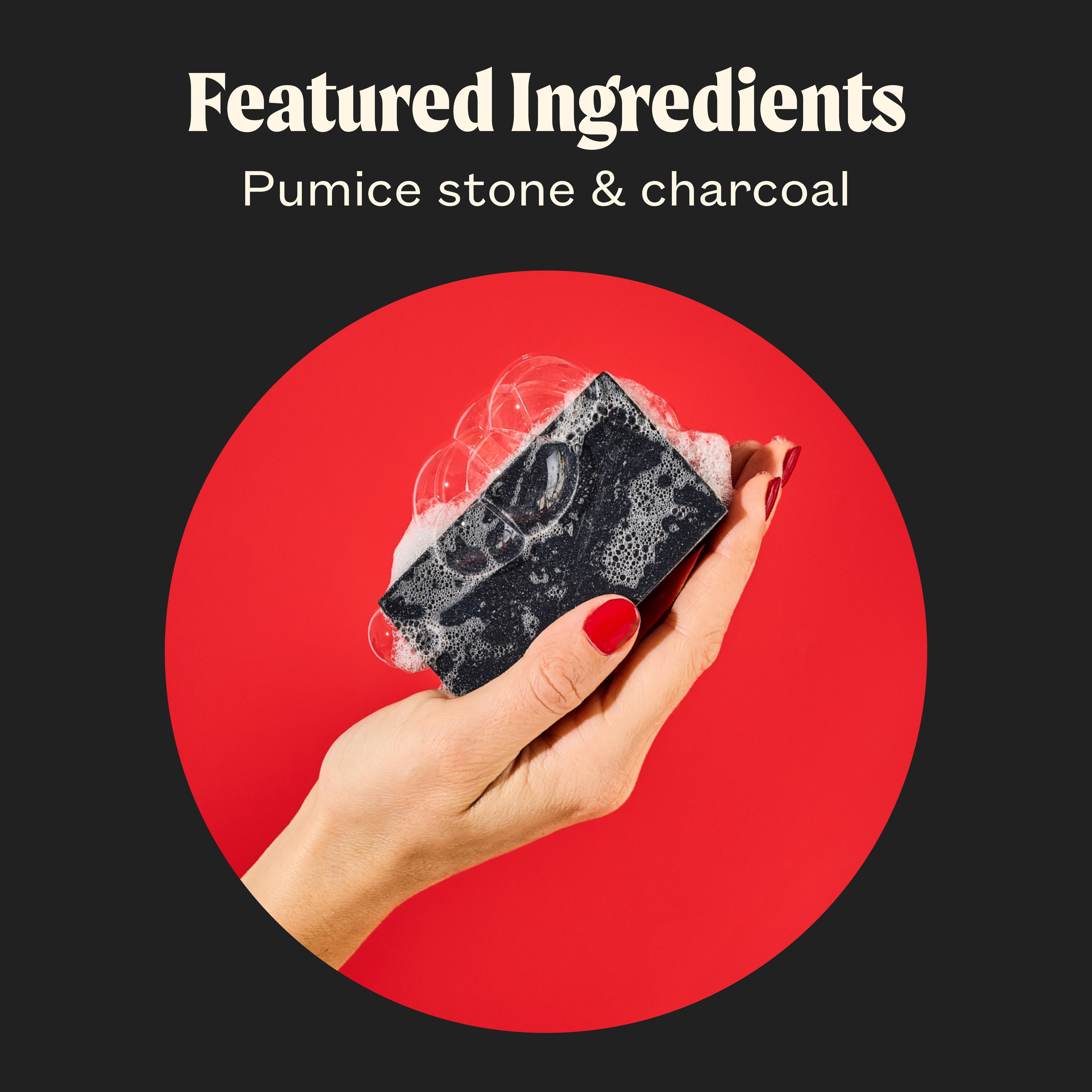 Jukebox x The Rolling Stones Limited-Edition Natural Bar Soap for Women, Paint It, Black Cherry, 4.5 oz