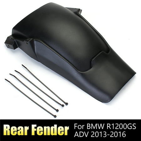 Black Rear Tire Hugger Fender Mudguard Extensions For BMW R1200GS ADV (Best Run Flat Tires For Bmw X5)