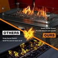 thumbnail image 5 of Homrest 44 Inch Aluminum Propane Fire Pit Table, Hand-Painted Table Top, 50,000 BTU w/ CSA Certification, Gray, 5 of 8