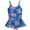 D, variant on Uccdo Little Girls One-Piece Swimsuits, Toddler Girl Ruffled Skirt Bathing Suit Bikini Swimwear 3-9T