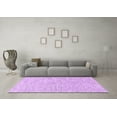 thumbnail image 3 of Ahgly Company Indoor Square Solid Purple Modern Area Rugs, 4' Square, 3 of 4