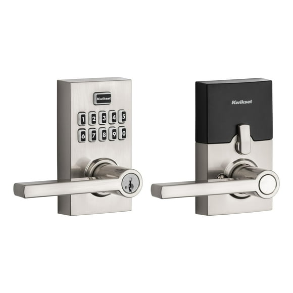 Bloqueo de entrada sin llave con teclado Kwikset SmartCode 917, níquel satinado