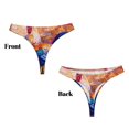 thumbnail image 3 of Balery Rooster Oil Painting Tangas de Algodón para Mujer con Estampado – Ropa Interior Sexy, Transpirable, G-string-X-Small, 3 of 6